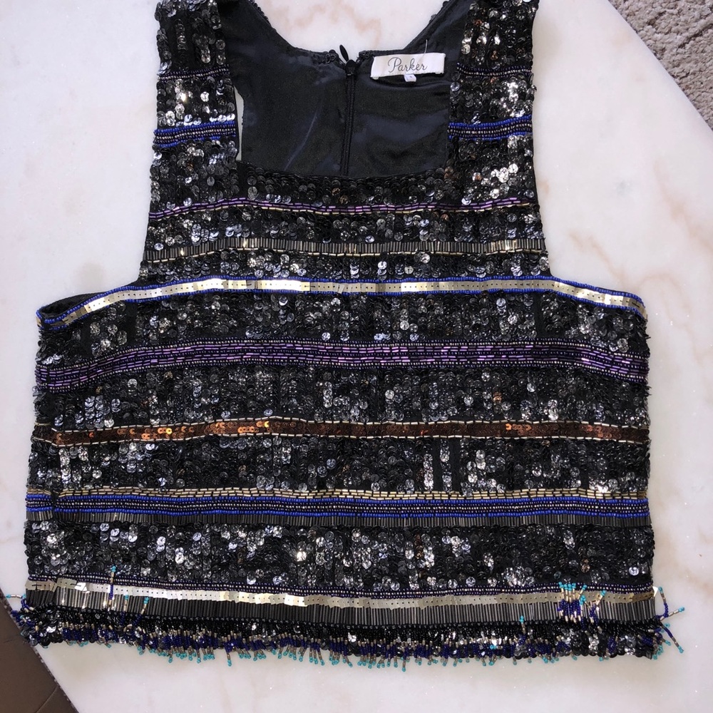 Parker sequin crop top - Picture 2 of 7